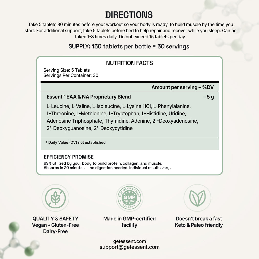 Essent Strong Days™ Amino Tablets